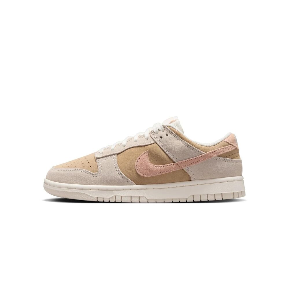 Nike Women's Dunk Low Shoes, Phantom/Washed Coral, 10
